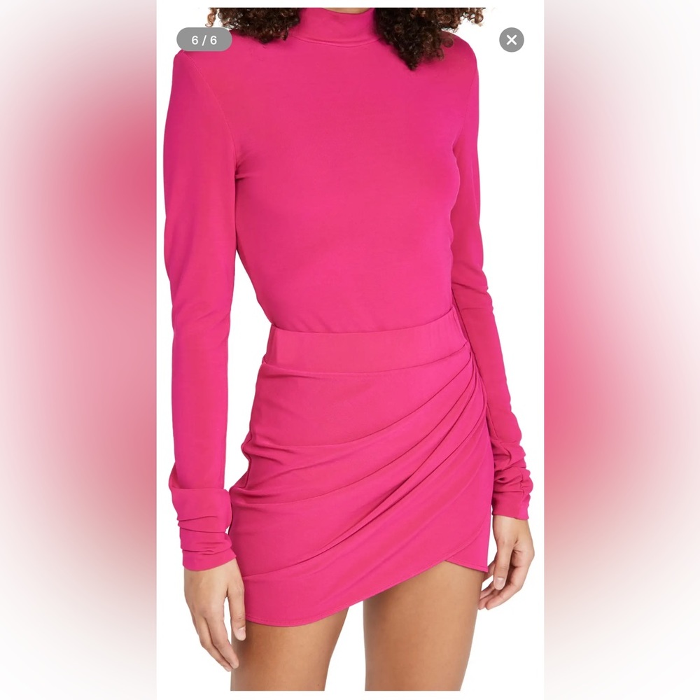 Gauge81 KIEV Hot pink turtle neck bodysuit Brand new without tags. Size Small